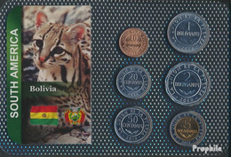 Bolivien Stgl./unzirkuliert Kursmünzen Stgl./unzirkuliert Ab 2010 10 Centavos Bis 5 Bolivianos - Bolivie