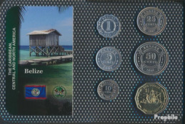 Belize Stgl./unzirkuliert Kursmünzen Stgl./unzirkuliert Ab 1974 1 Cent Bis 1 Dollar - Belize