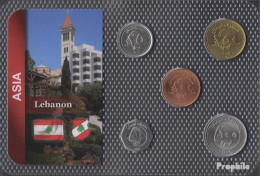 Libanon Stgl./unzirkuliert Kursmünzen Stgl./unzirkuliert Ab 1996 25 Livres Bis 500 Livres - Libanon