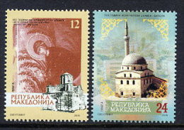 MACEDONIA 2006 Religious Buildings  MNH / **..  Michel  379-80 - Macédoine Du Nord