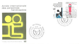 United Nation:Nations Unies:Annee Internationale Des Personnes Handicapees, 06.03.1981 - Briefe U. Dokumente