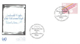 United Nation:Vereinte Nationen:Unalienable Rights Of The Palestinian People, 30.01.1981 - Storia Postale