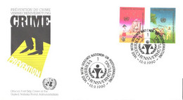 United Nation:Vereinte Nationen:Crime Prevention, 13.09.1990 - Covers & Documents