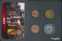 Bhutan 1979 Stgl./unzirkuliert Kursmünzen Stgl./unzirkuliert 1979 5 Chetrums Bis 1 Ngultrum - Bhutan