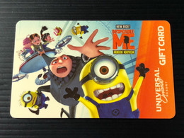 Mint Gift Card - Universal Orlando Resort - DESPICABLE ME - MINION MAYHEM, Set Of 1 Mint Card - Collezioni