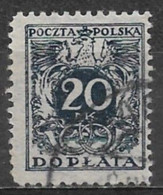 Poland 1921. Scott #J45 (U) Numeral Of Value - Impuestos