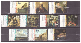 Nederland / Netherlands 1999 Dutch Paintings 17e Century Rembrandt Ruisdael MNH - Unused Stamps