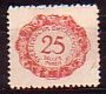 LIECHTENSTEIN - 1920 - Timbre Taxe - Serie Courant  - 25h - Yv 5* - Postage Due