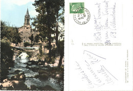 VILLEVOCANCE L'EGLISE ET LE RUISSEAU DE MALBUISSON FLAMME POSTALE 1971 - Sonstige & Ohne Zuordnung