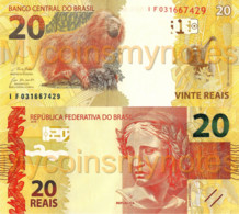 BRAZIL, 20 REAIS, 2020, Prefix IF, P-New (Not Yet In Catalog), New Signature, UNC - Brésil