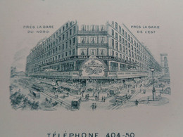 FACTURE - Dpt DE LA SEINE - PARIS 10ème - 1911 - GRAND BAZAR MAGENTA - LALLEMAND & CAPRON : 86 Bd. MAGENTA - Non Classés