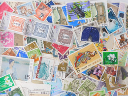 STAMP JAPAN 100pcs Lot Off Paper Commemorative :def=5:5 Philatelic Collection - Collezioni & Lotti