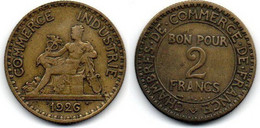 2 Francs 1926 TB+ - Other & Unclassified