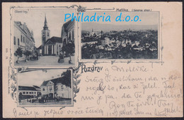 Metlika, Three Motifs, Mailed 1902 - Eslovenia