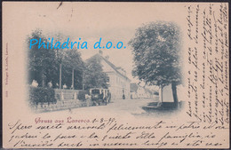Lavrica, Street Motif, Mailed 1899 - Slovenia