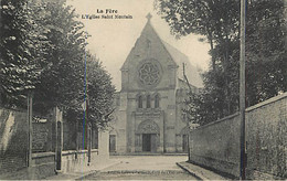 LA FERE - église Saint Montain - Sonstige & Ohne Zuordnung