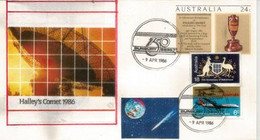 AUSTRALIE.Passage De La Comète De Halley En Australie,au-dessus De La Ville De Bunbury (WA) 9 Avril 1986 - Oceania