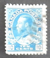 CANADA YT 116 OBLITÉRÉ "GEORGE V" ANNÉES 1918/1925 - Gebraucht