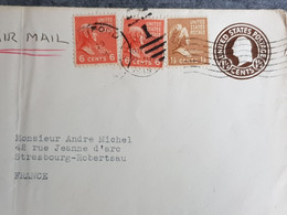 ETATS-UNIS USA Entier Postal Sur Enveloppe Avec Complément D Affranchissement ( Grande Enveloppe ) - Andere & Zonder Classificatie