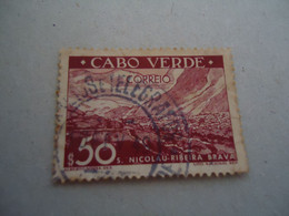 CAPE  VERDE  USED  STAMPS  LANDSCAPES   POSTMARKS  1949 - Cap Vert