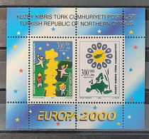 2000 - Europa - MNH - Cyprus Turkish - Souvenir Sheet Of 2 Stamps - 2000