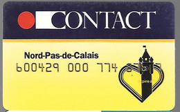 CARTE-MAGNETIQUE-BANCAIRE-1993-CONTACT-NORD-Pas DE CALAIS-UNIBANQUE-TBE - Einmalgebrauch