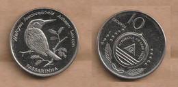 Cabo  Verde 10 Escudos (Brown-headed Kingfisher) 1994 Nickel Plated Steel • 4.57 G • ⌀ 22 Mm KM# 29 - Kaapverdische Eilanden