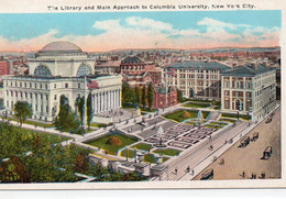 New-York City The Library Columbia University - Enseignement, Écoles Et Universités