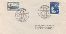 Österreich Christkindl Brief 1954 - Par Ballon