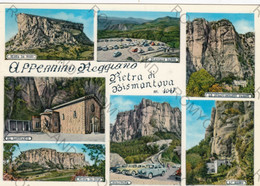 CARTOLINA  APPENNINO REGGIANO,REGGIO EMILIA,EMILIA ROMAGNA,PIETRA DI BISMANTOVA M.1047,BELLA ITALIA,VIAGGIATA - Reggio Emilia