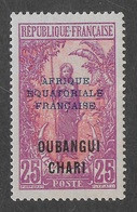 OUBANGUI-CHARI  1924 - YT 51** - Unused Stamps