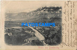 170323 SWITZERLAND GRUSS AUS DOMLESCHG VIEW GENERAL POSTAL POSTCARD - Domleschg