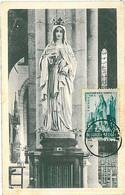 21453 - BELGIUM Belgique - POSTAL HISTORY - MAXIMUM CARD 1948 ARCHITECTURE Religion - 1934-1951