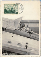 57000 - BELGIUM - POSTAL HISTORY: MAXIMUM CARD 1938 - ROYALTY / Aviation - 1934-1951