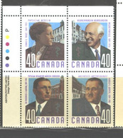 CANADA 1991 "CANADIAN FAMOUS DOCTORS" #1305a PB  UL MNH  WE NEED THEM TODAY - Plate Number & Inscriptions
