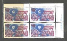 CANADA 1984 "JEAN CARTIER" #1011ii  (DF) PB  UL MNH  C.V.=$30.00 - Plate Number & Inscriptions