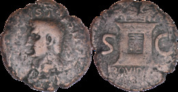 As - Auguste - 31-37 AD - DIVVS AVGVSTVS PATER - Revers : Autel - PROVIDENT - Rare (R1) - RIC 81 - L087 - La Dinastía Julio-Claudia (-27 / 69)