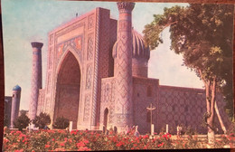 Cp De 1975, Uzbekistan Samarkand Registan, écrite - Ouzbékistan