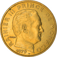 Monnaie, Monaco, Rainier III, 10 Centimes, 1979, TTB+, Aluminum-Bronze, KM:142 - 1960-2001 Nouveaux Francs