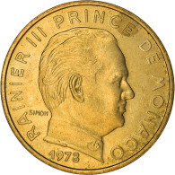 Monnaie, Monaco, Rainier III, 10 Centimes, 1978, TTB+, Aluminum-Bronze, KM:142 - 1960-2001 Nouveaux Francs