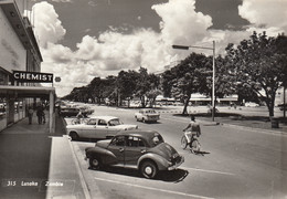 Zambia - Lusaka , Chemist Pharmacy Drug Store , Old Cars - Zambie