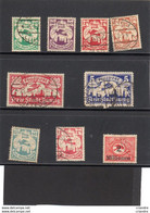 Danzig PA :années 1921 -22 Lot De 9 Valeurs (N°4A, 5A, 6A, 7A,de Type C ;N° 6 N°8 Type C N°9B,N°15 Type D ;N°18*) - Otros & Sin Clasificación