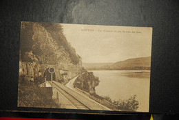 CP, 01,  NANTUA - Le Tunnel Et Les Bords Du Lac - Nantua