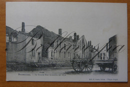 Bazeilles Sedan D08  La Grande Rue Incendiée En 1870. - Catastrofi