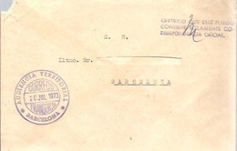 AUDIENCIA  TERRITORIAL  BARCELONA    1973 - Franchigia Postale