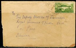 PB0192 1968 Thimphu Palace, Bhutan, 1968, The Actual Mailing Envelope Was Stamped - Bhoutan