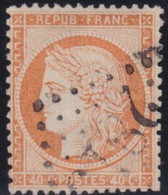 France   .  Y&T   .   38      .       O    .    Oblitéré - 1870 Beleg Van Parijs