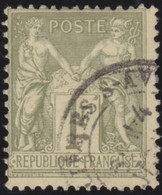 France   .  Y&T   .    82     .       O    .    Oblitéré - 1876-1898 Sage (Type II)