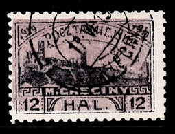 POLAND 1919 Checiny 12 HAL Used Perf - Plaatfouten & Curiosa