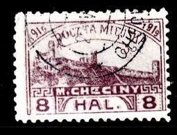 POLAND 1919 Checiny 8 HAL Used Perf - Plaatfouten & Curiosa